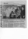 Newspaper article about our project