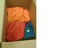 Assembling school supply kits in Orange, CA